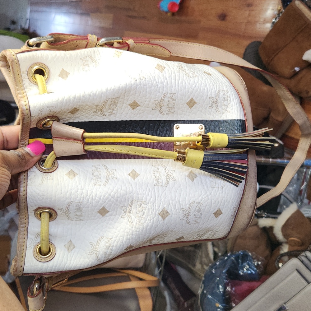 Mcm bucket bag